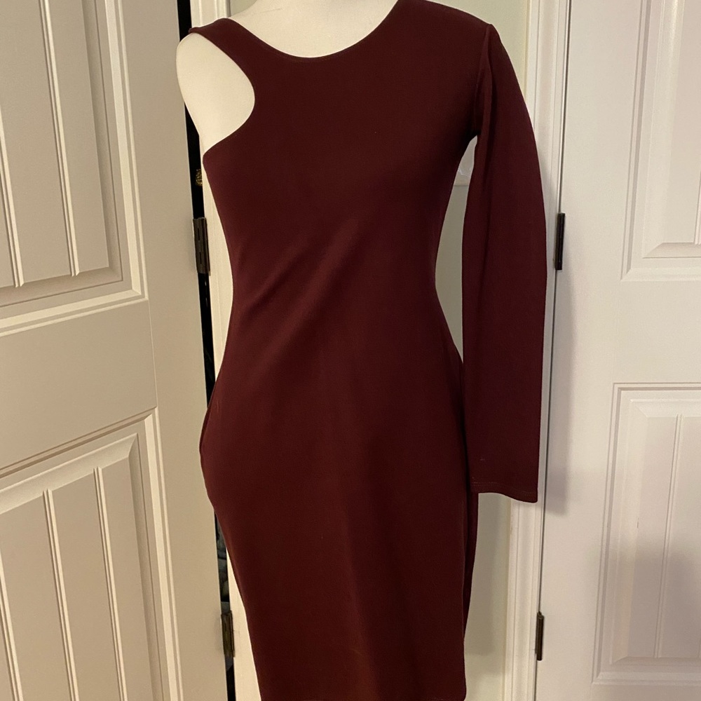 Mason one shoulder mini dress